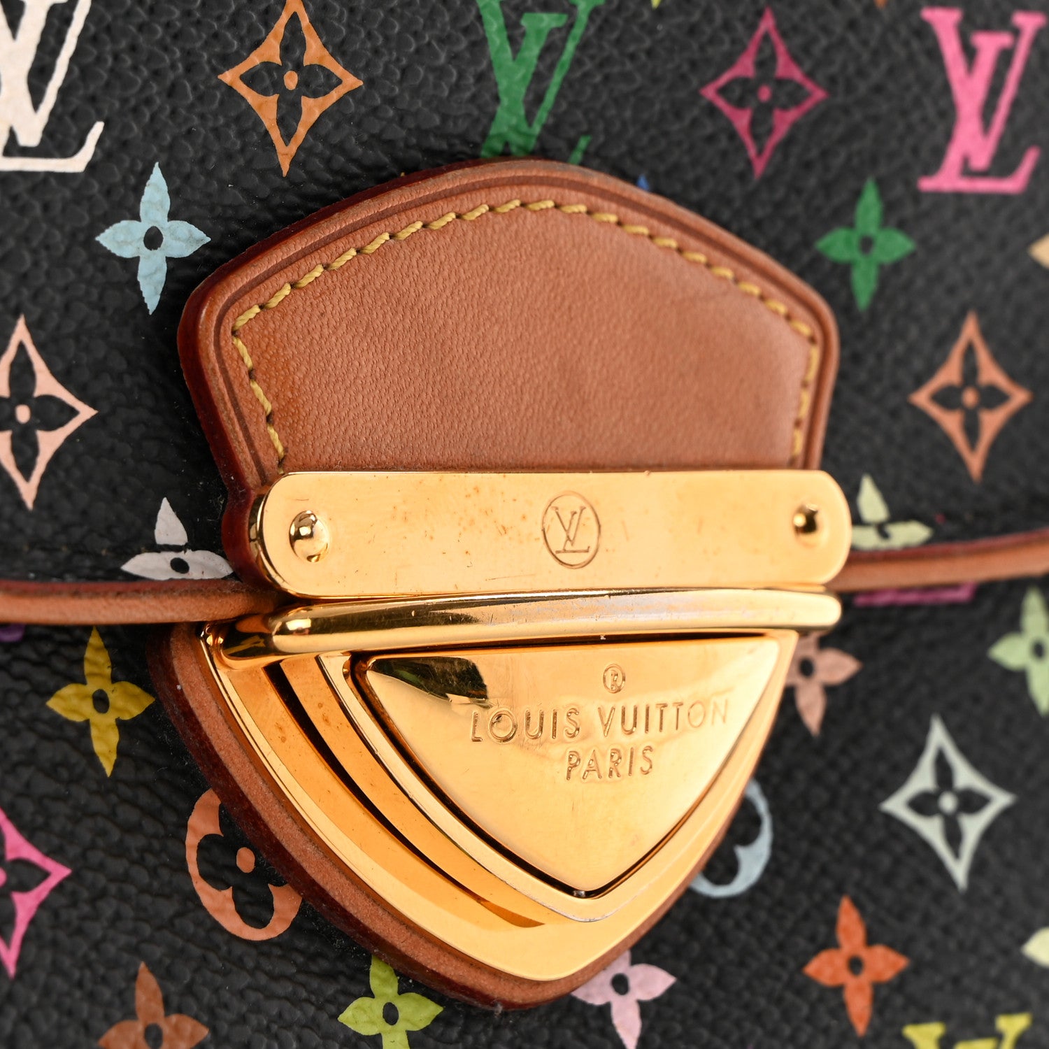 Louis Vuitton Monogram Multicolor Eugenie Wallet Black Grenade 9 of 9