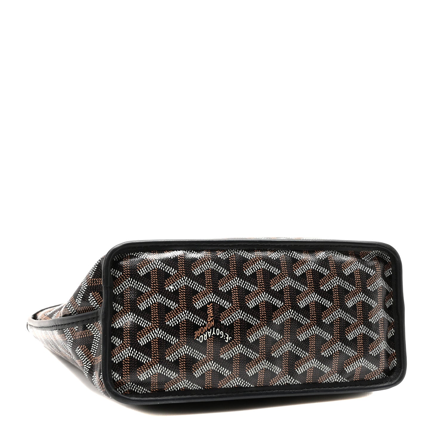 Goyardine Reversible Mini Anjou Black