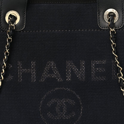 Chanel Mixed Fibers Small Deauville Tote Black 9 of 11