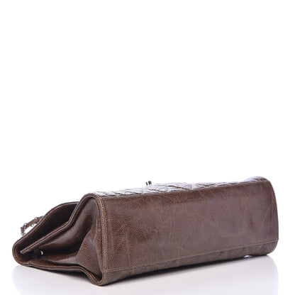 Chanel Crumpled Grained Calfskin Jumbo CC Crave Flap Beige 4 of 10