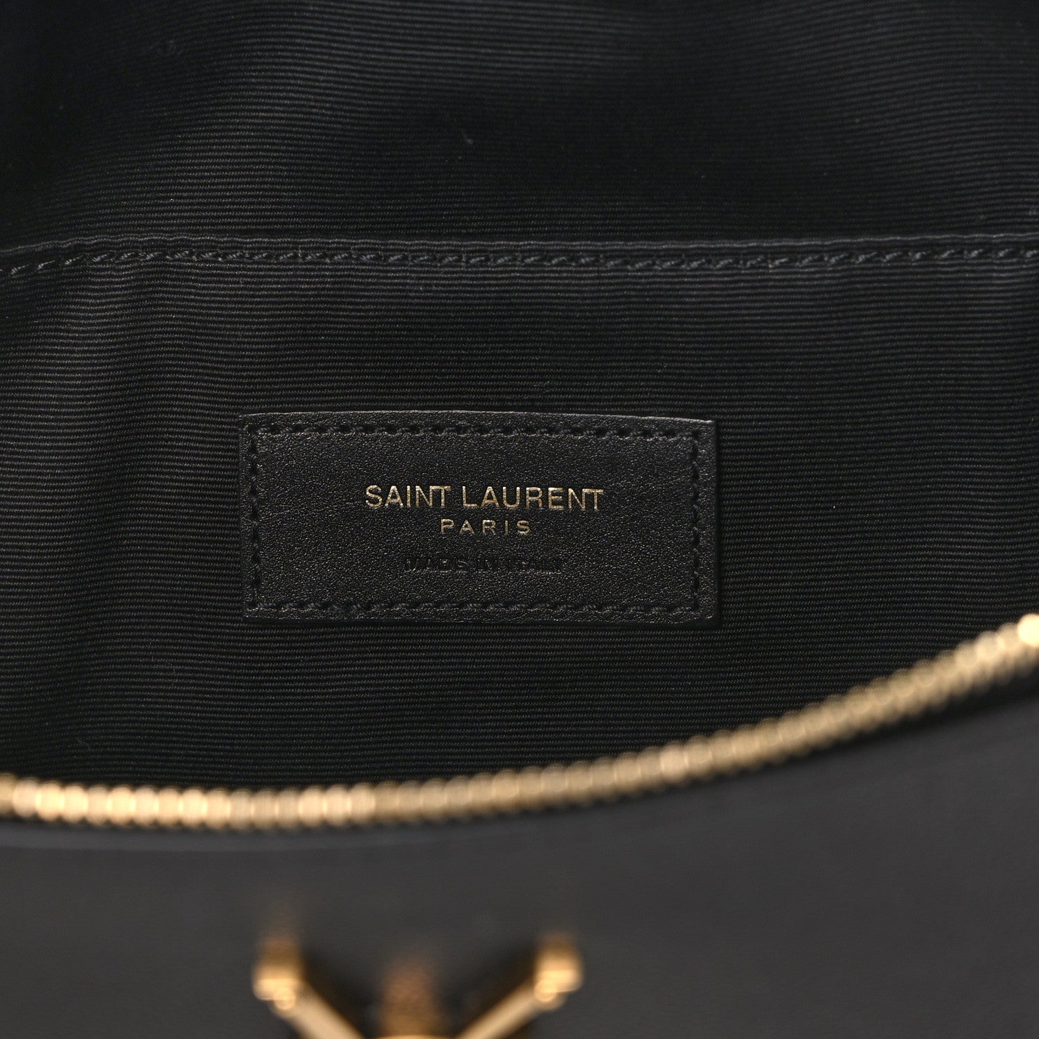 Saint Laurent Grain De Poudre Monogram Belt Bag Black 6 of 11
