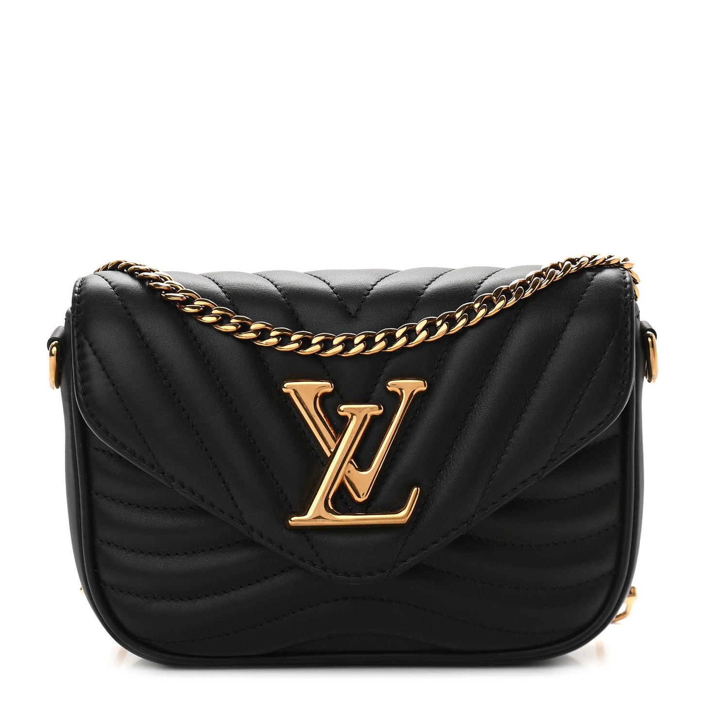 Calfskin New Wave Multi Pochette Black