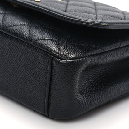 Chanel Caviar Quilted Small CC Filigree Flap Black 9 of 9