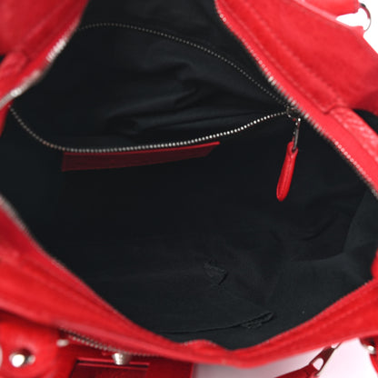 Balenciaga Agneau Giant 12 Silver Hardware Town Rouge Coquelicot 4 of 6
