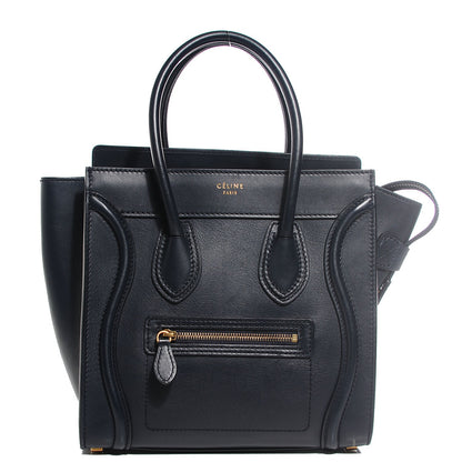 Celine Smooth Calfskin Micro Luggage Navy Blue 1 of 9