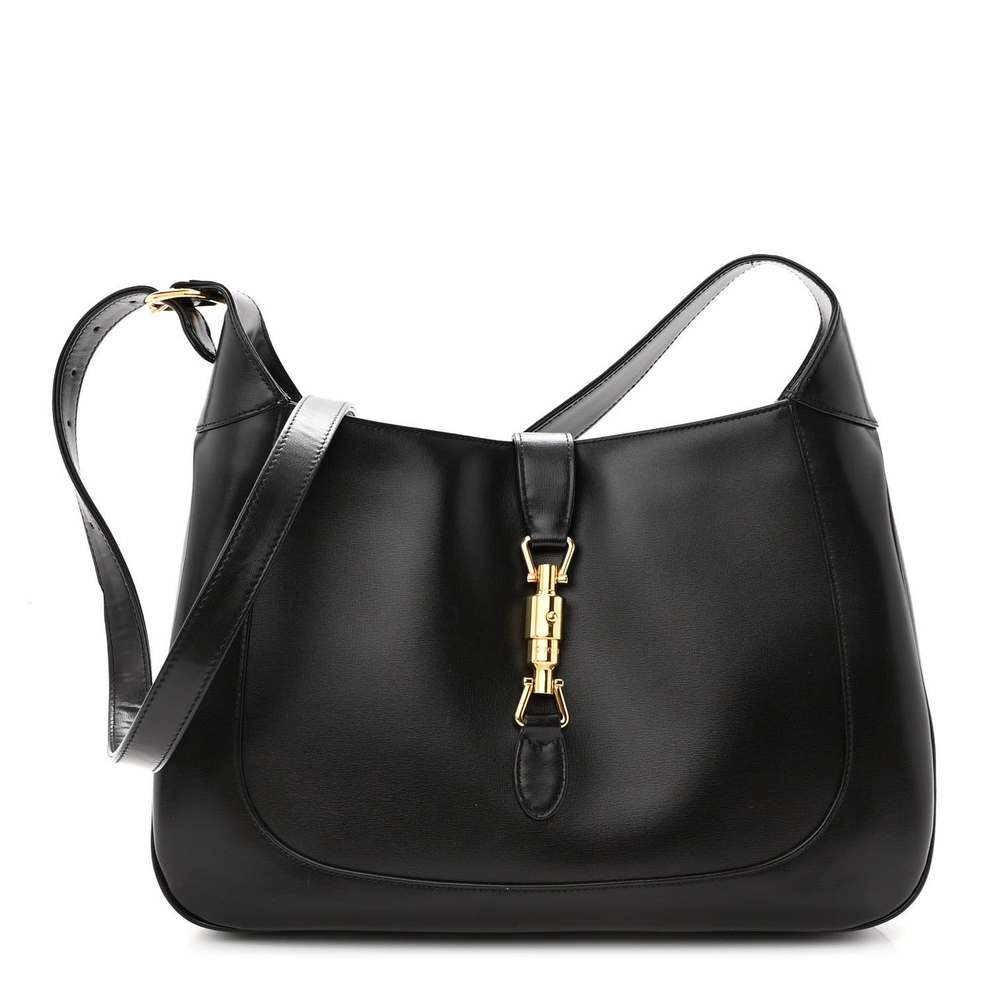 Boarded Dyana Lux Calfskin Medium Jackie 1961 Hobo Black