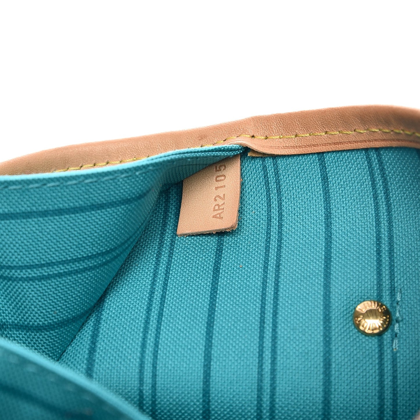Monogram V Neverfull MM Turquoise