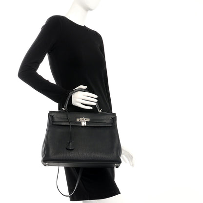 Hermes Togo Kelly Retourne 35 Black 3 of 39