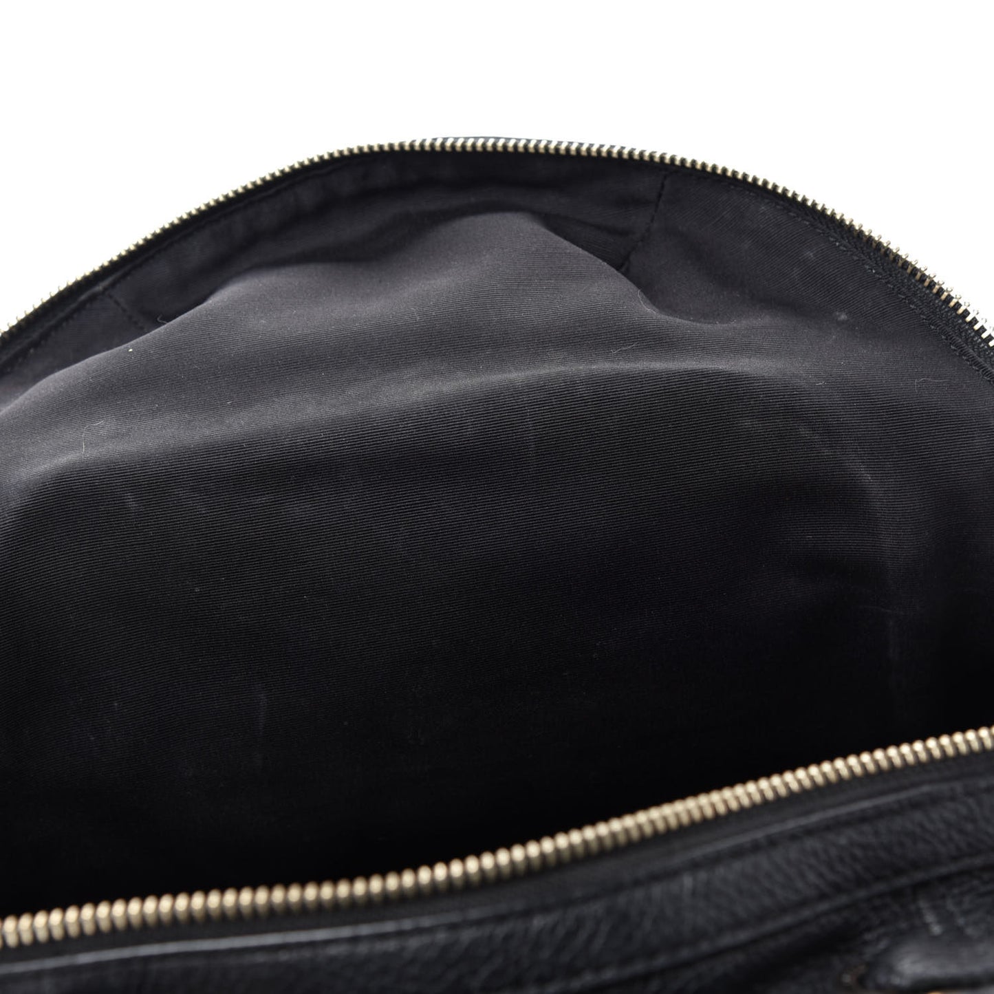 Calfskin Stitched Biker Backpack Black