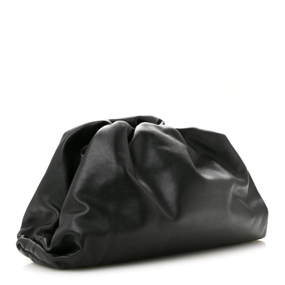 Bottega Veneta Smooth Butter Calf The Pouch Oversized Clutch Black 3 of 10