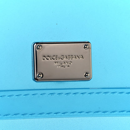 Dolce & Gabbana Rubber Semi Transparent Miss Sicily Satchel Blue 6 of 13