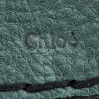 Chloe Leather Edith Satchel Green 6 of 9