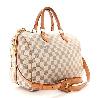 Louis Vuitton Damier Azur Speedy Bandouliere 30 3 of 19