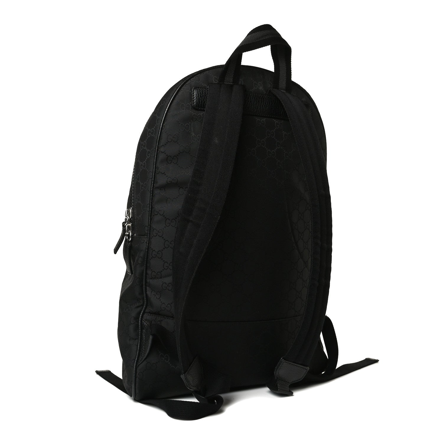 Gucci Nylon Monogram Slim Backpack Black 3 of 17