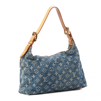 Louis Vuitton Monogram Denim Baggy PM Blue 3 of 8
