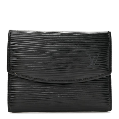 Louis Vuitton Epi Coin Purse Wallet Black 1 of 8