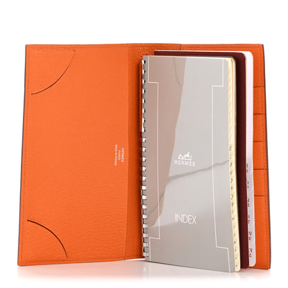 Hermes Chevre Mysore Vision II Agenda Cover Orange 5 of 9