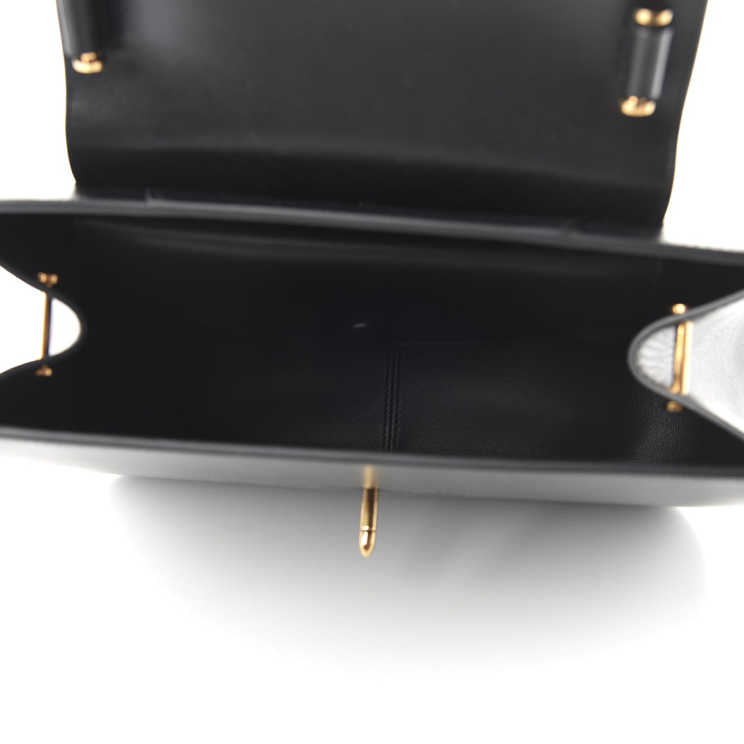 Versace Vitello Barocco Virtus Small Top Handle Shoulder Bag Black 5 of 9