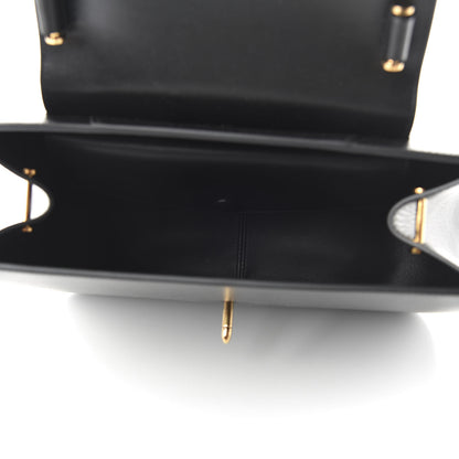 Versace Vitello Barocco Virtus Small Top Handle Shoulder Bag Black 5 of 9