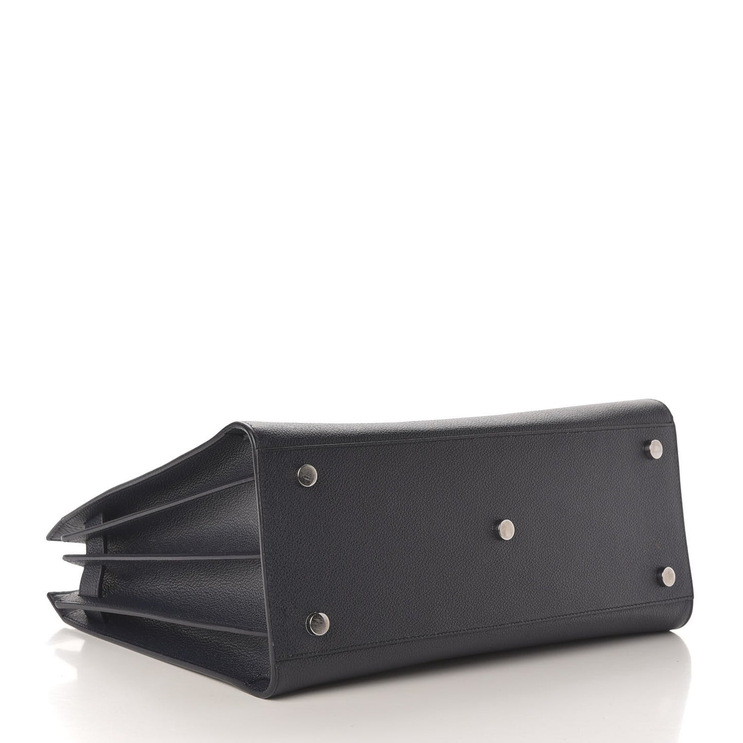 Grained Calfskin Small Sac De Jour Petrol