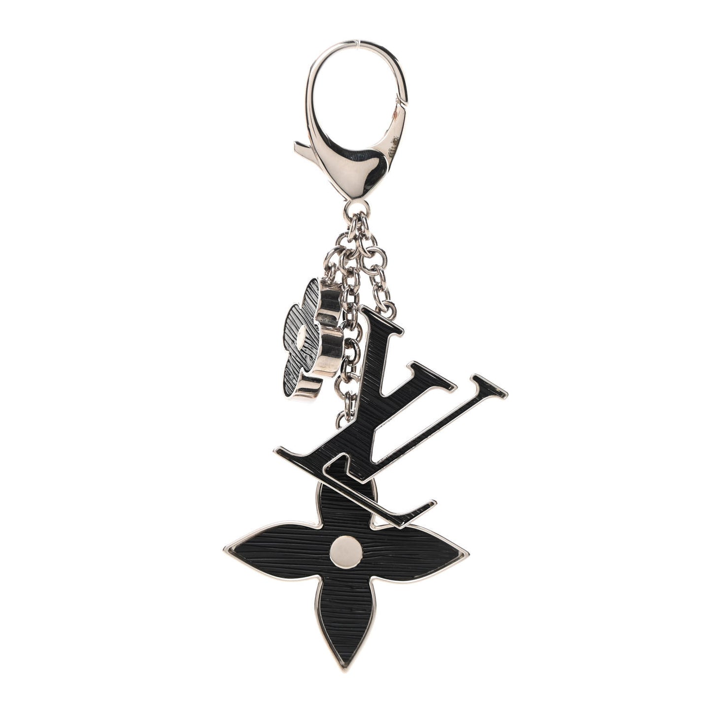 Electric Epi Fleur d'Epi Bag Charm Black