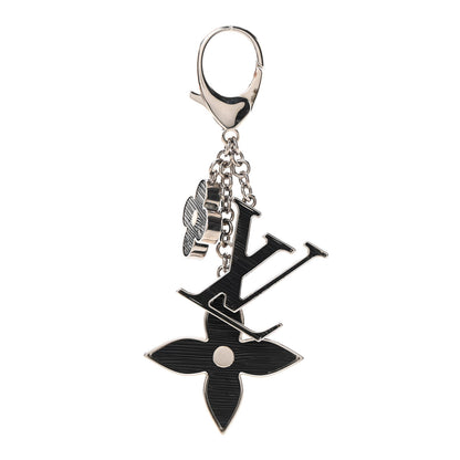 Louis Vuitton Electric Epi Fleur d'Epi Bag Charm Black 1 of 6