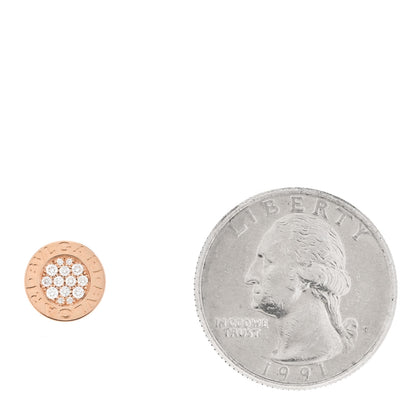 Bulgari 18K Rose Gold Diamond BVLGARI BVLGARI Stud Earring 2 of 5
