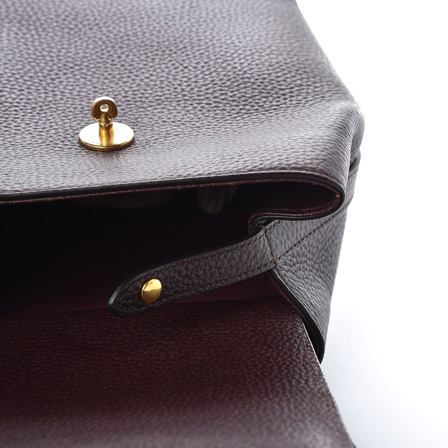 Classic Grain Calfskin Mini Bayswater Backpack Oxblood