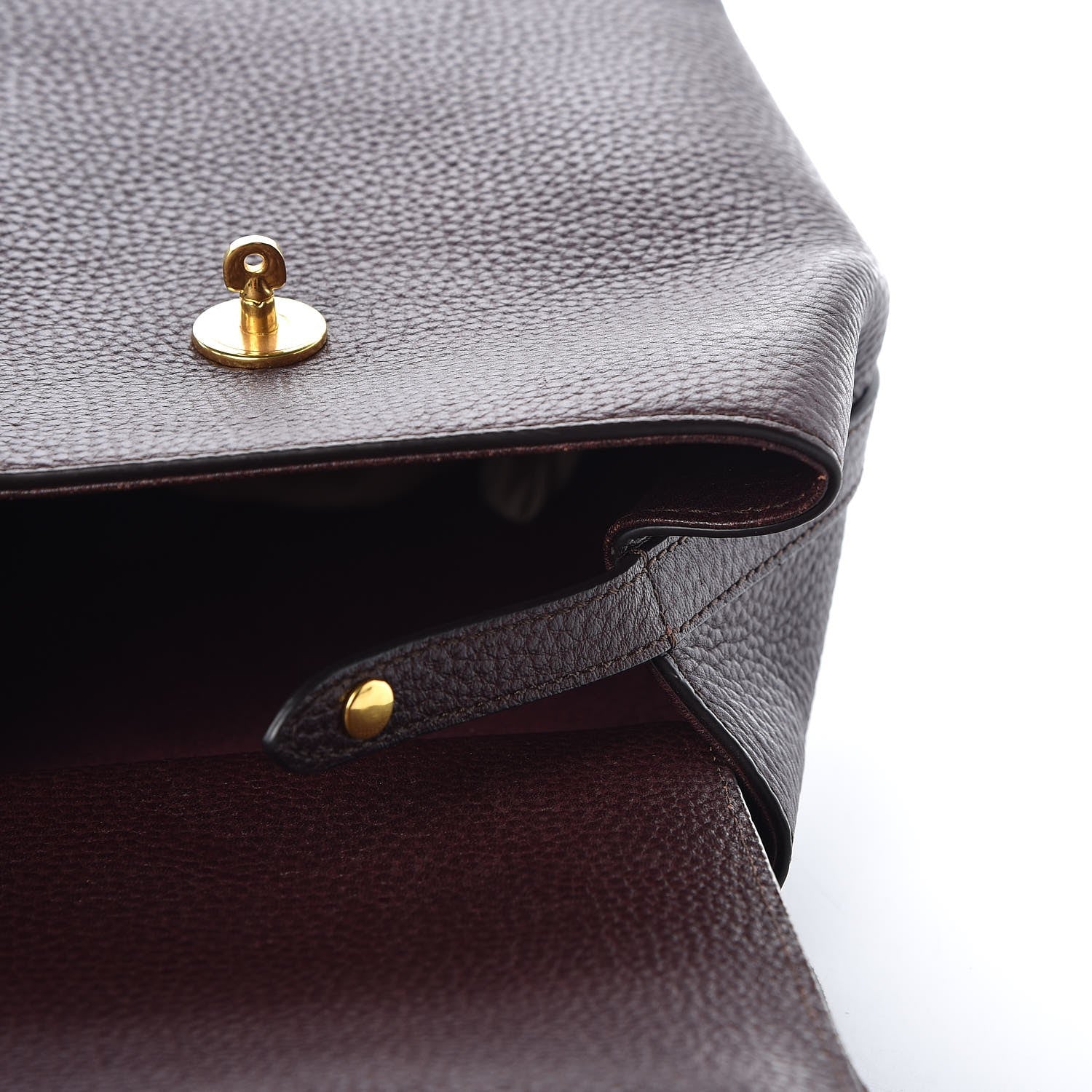 Mulberry Classic Grain Calfskin Mini Bayswater Backpack Oxblood 12 of 13