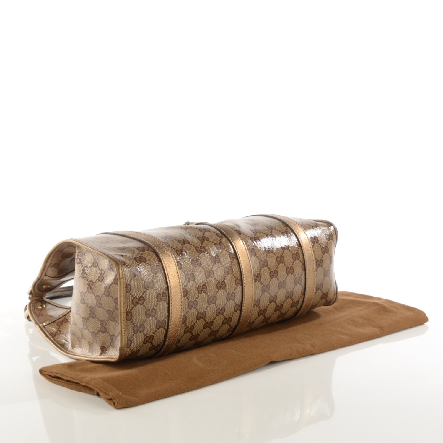 Gucci Crystal Monogram Medium Joy Shoulder Bag Bronze 4 of 10