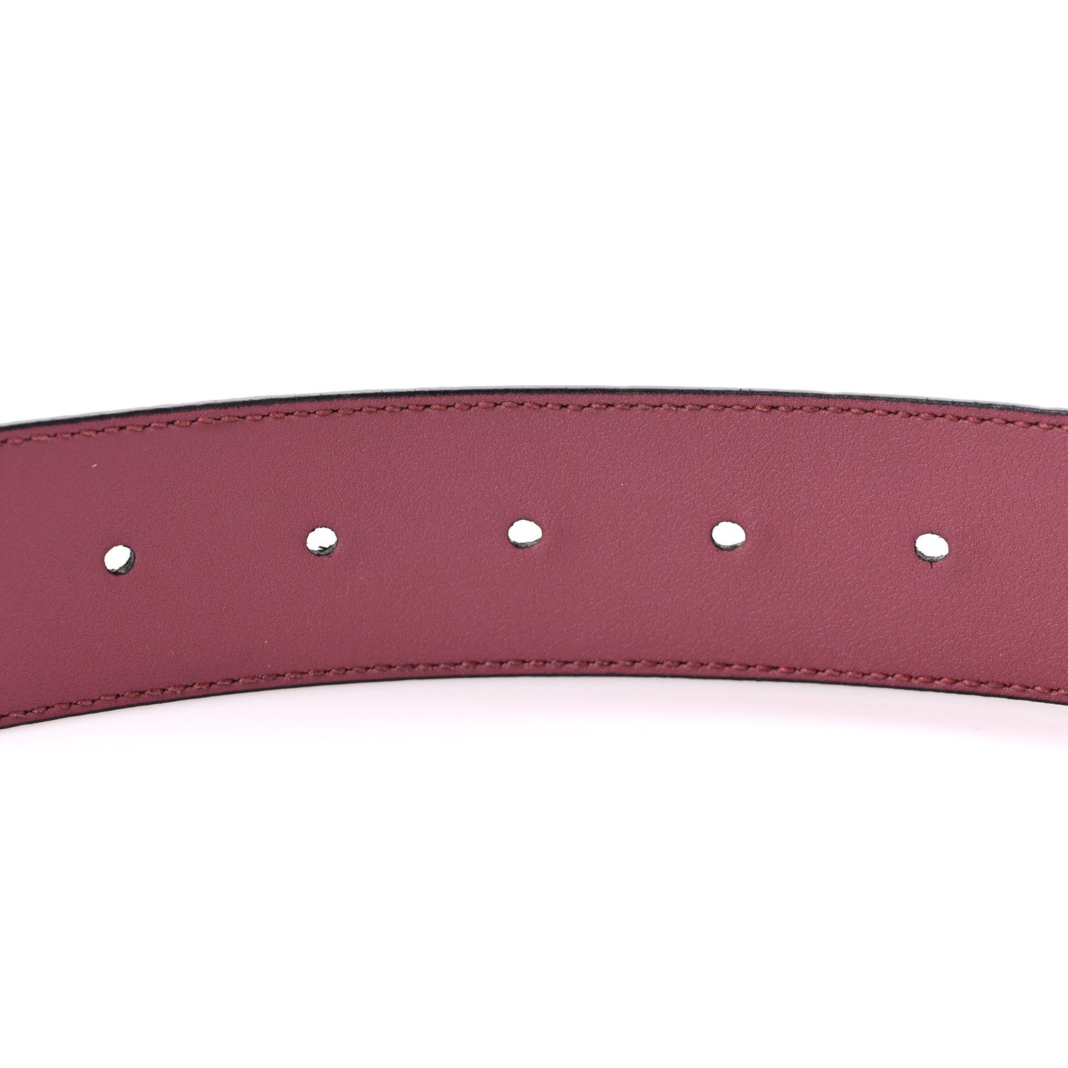 Gucci GG Supreme Monogram Blooms Moon Calfskin Interlocking G 37mm Belt 75 30 Beige Ebony Multicolor Dry Rose 4 of 7