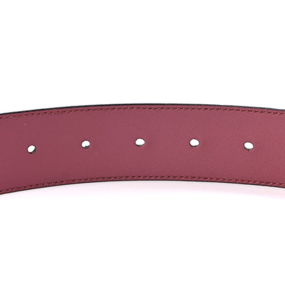 Gucci GG Supreme Monogram Blooms Moon Calfskin Interlocking G 37mm Belt 75 30 Beige Ebony Multicolor Dry Rose 4 of 7