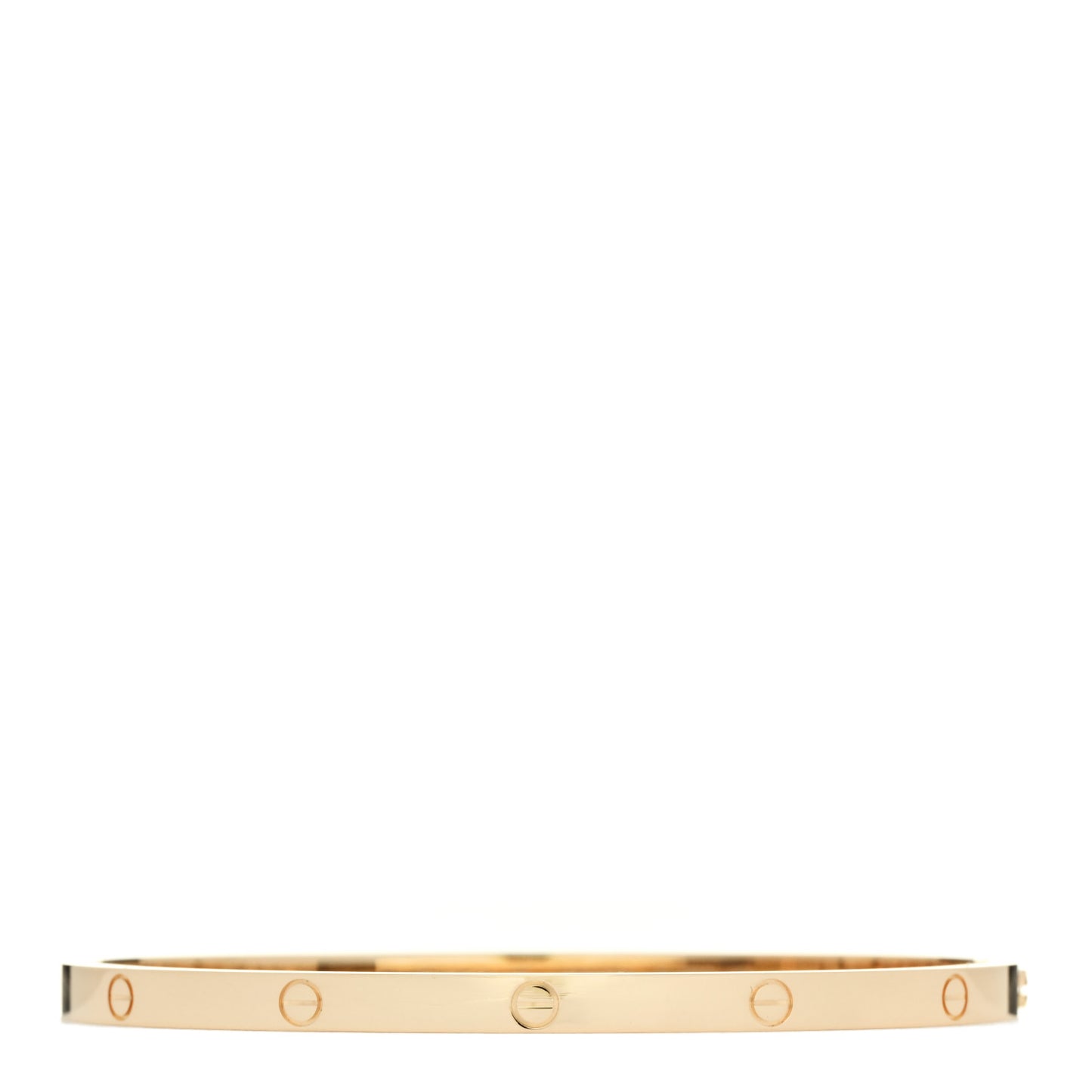 18K Yellow Gold Small LOVE Bracelet 17