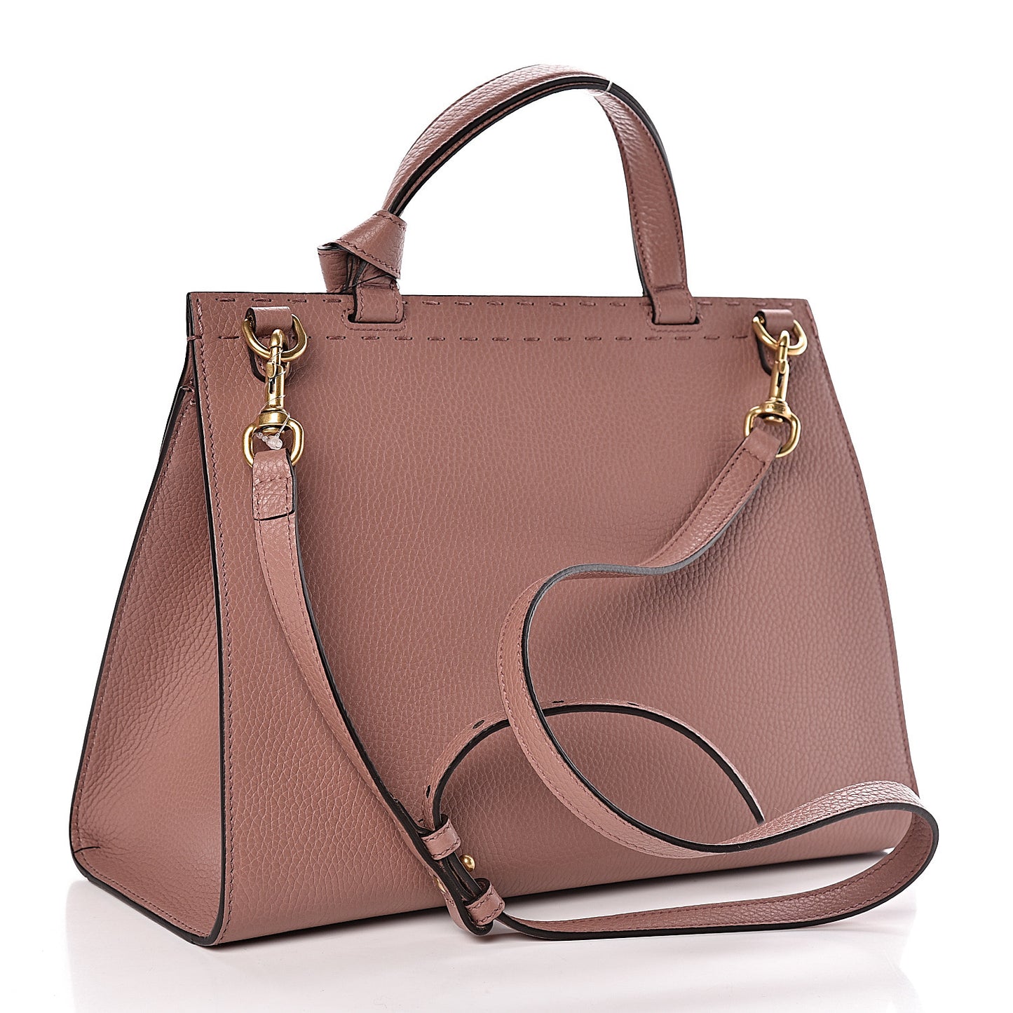 Calfskin Small GG Marmont Top Handle Bag Rosy Phard