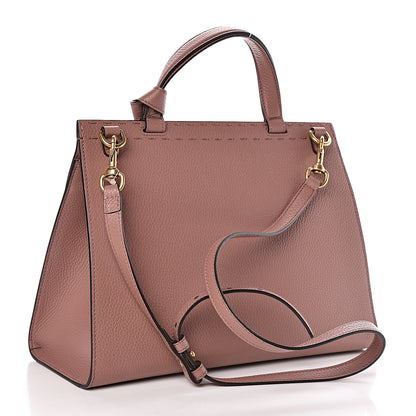 Gucci Calfskin Small GG Marmont Top Handle Bag Rosy Phard 4 of 11