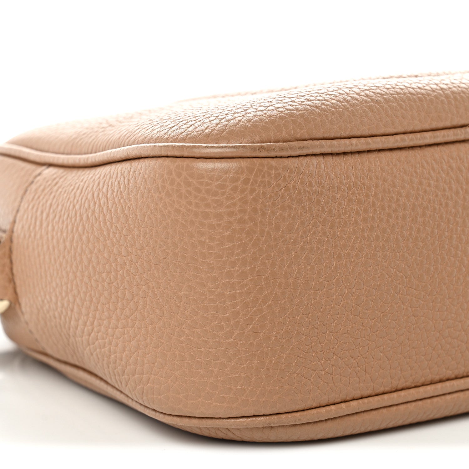 Gucci Pebbled Calfskin Small Soho Disco Bag Camelia 9 of 12