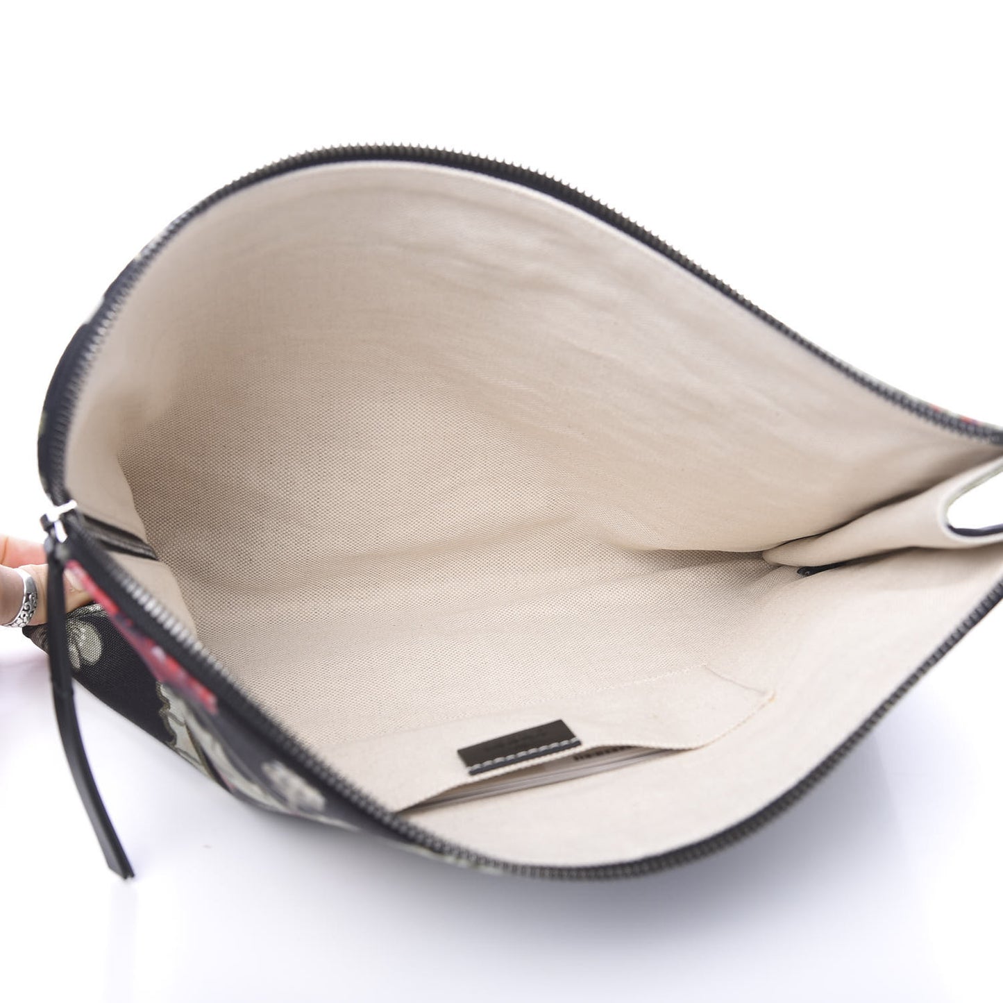 Canvas Flora Knight Travel Laptop Document Case Black