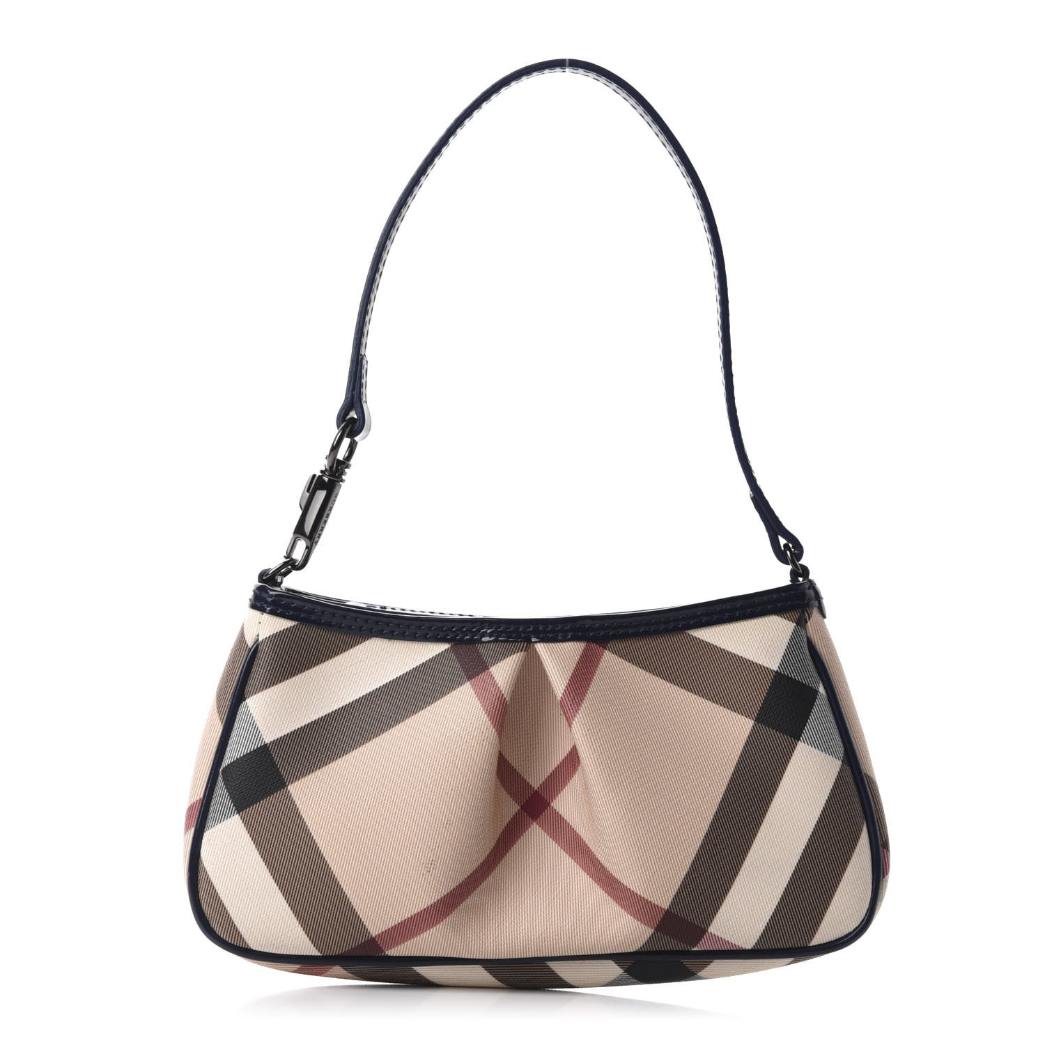 Burberry Nova Check Mini Shoulder Bag Black 1 of 11