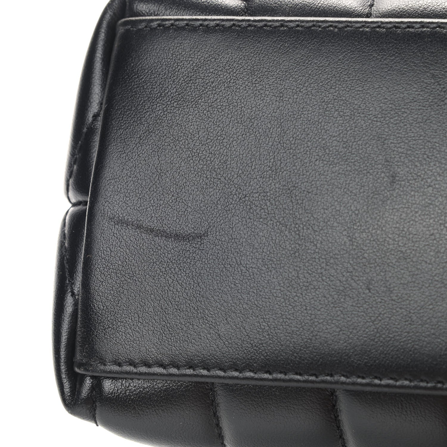 Saint Laurent Calfskin Y Quilted Monogram Small Loulou Chain Satchel Black 11 of 11
