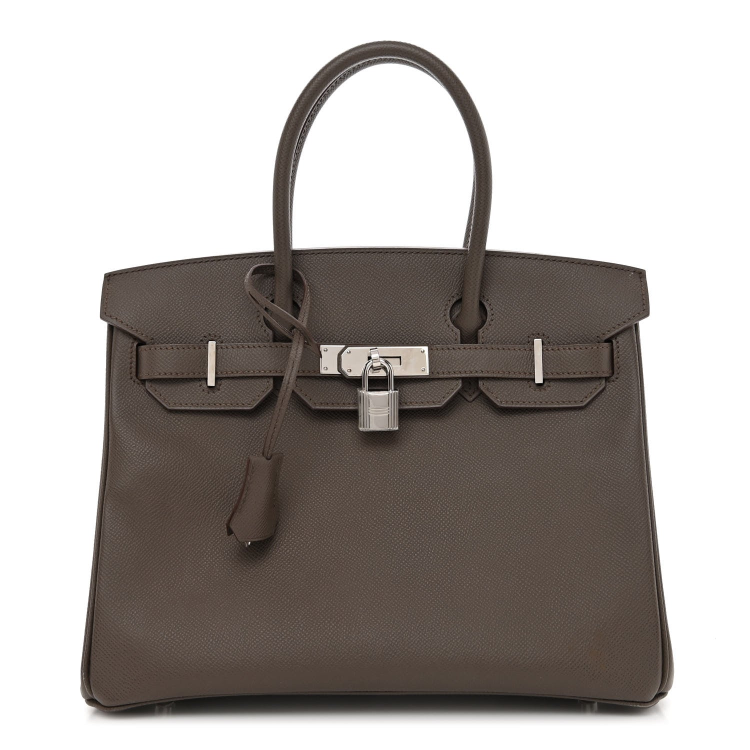 Hermes Epsom BIRKIN 30 Etain 1 of 12