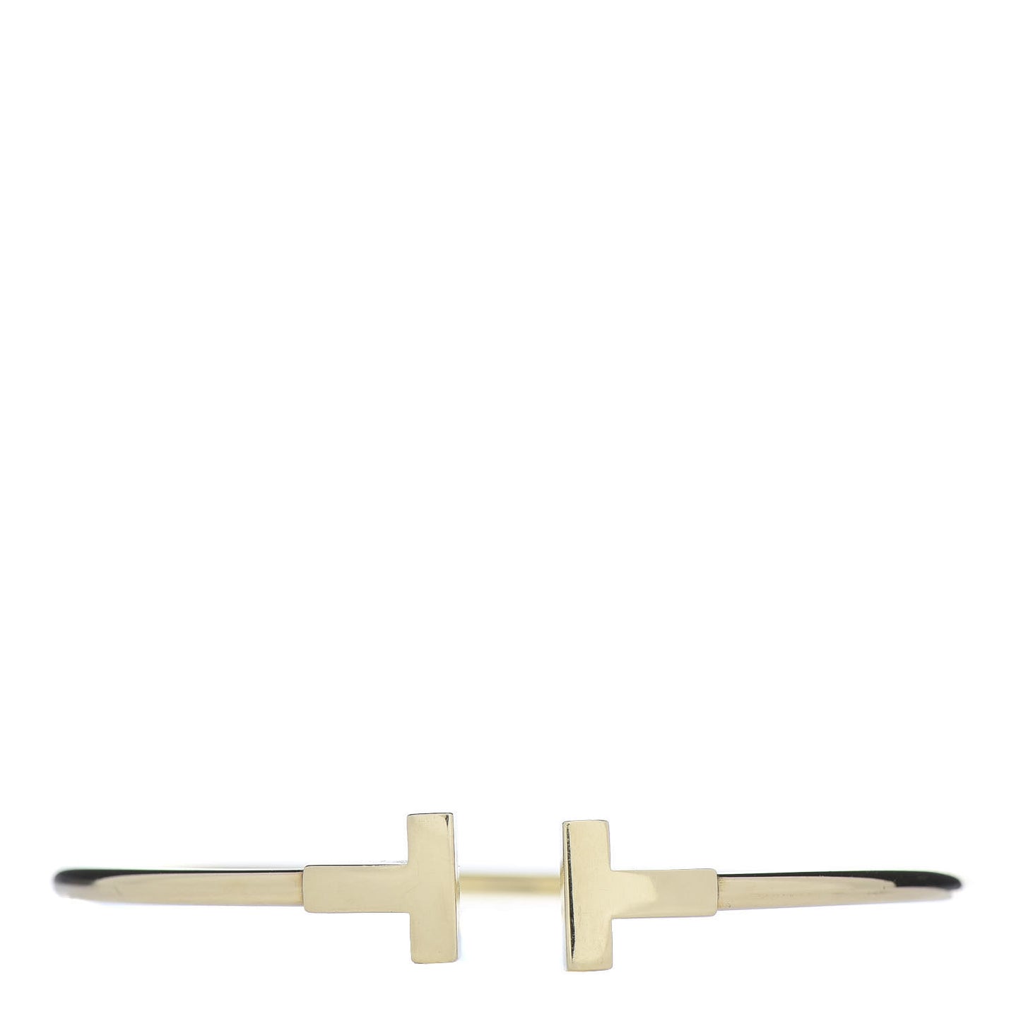 18K Yellow Gold T Wire Bracelet