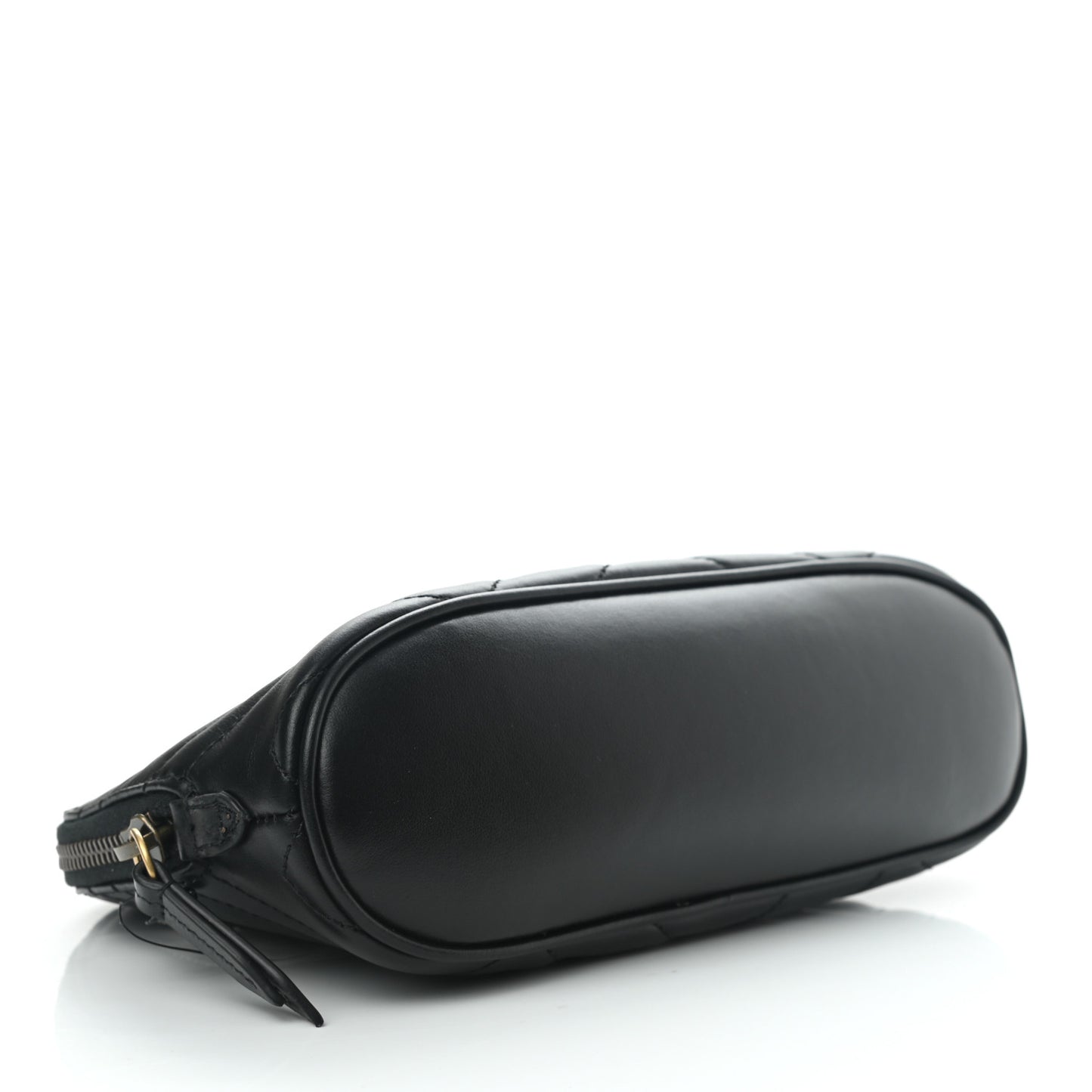 Calfskin Matelasse Large GG Marmont Pouch Cosmetic Case Black