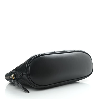 Gucci Calfskin Matelasse Large GG Marmont Pouch Cosmetic Case Black 3 of 6