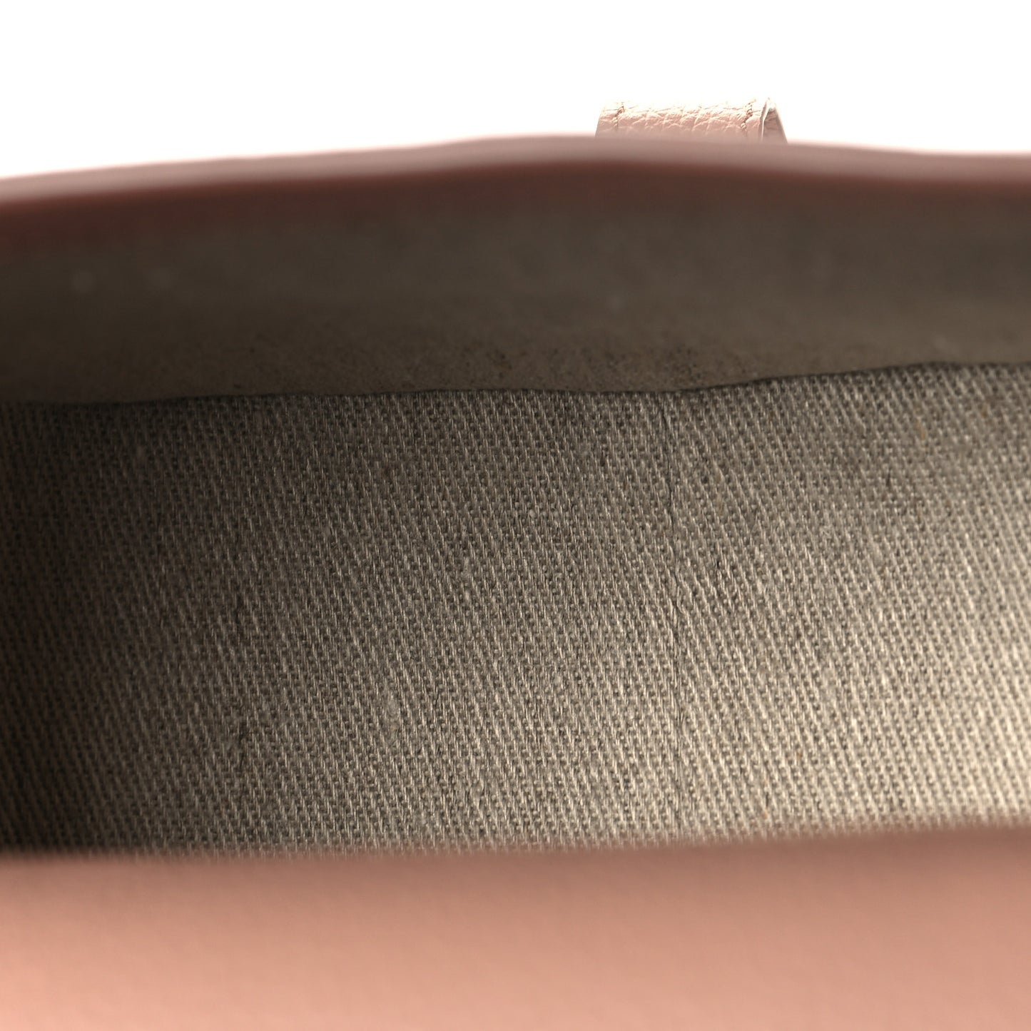 Grained Calfskin Small Marcie Saddle Bag Woodrose