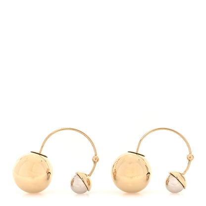 Christian Dior Metal Ultradior Half Hoop Earrings  Gold 1 of 6