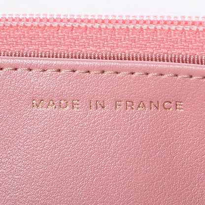Chanel Iridescent Caviar Quilted Wallet on Chain WOC Rose Pink 9 of 11