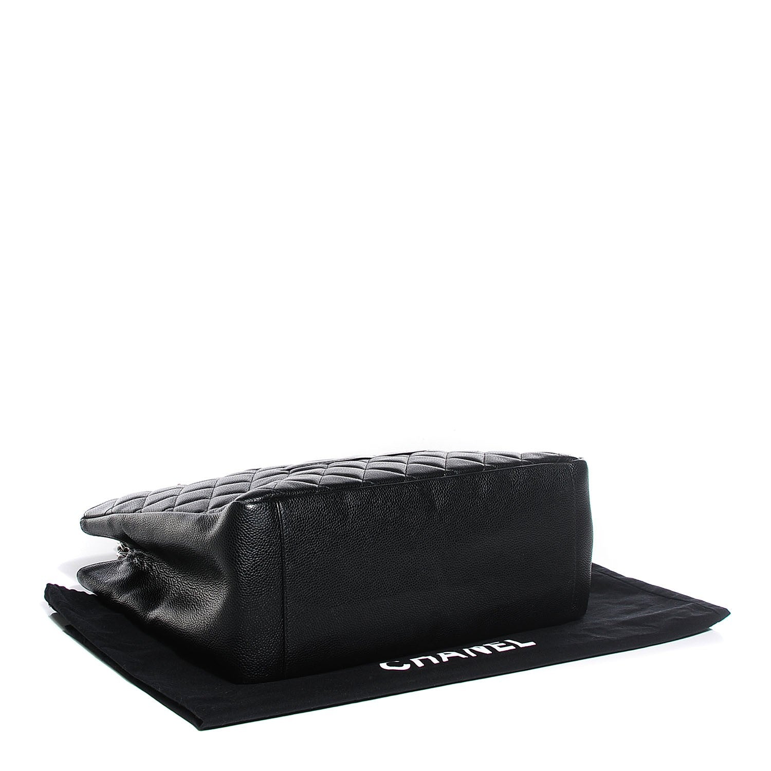 Chanel Caviar Quilted Grand Shopping Tote GST Black 4 of 7