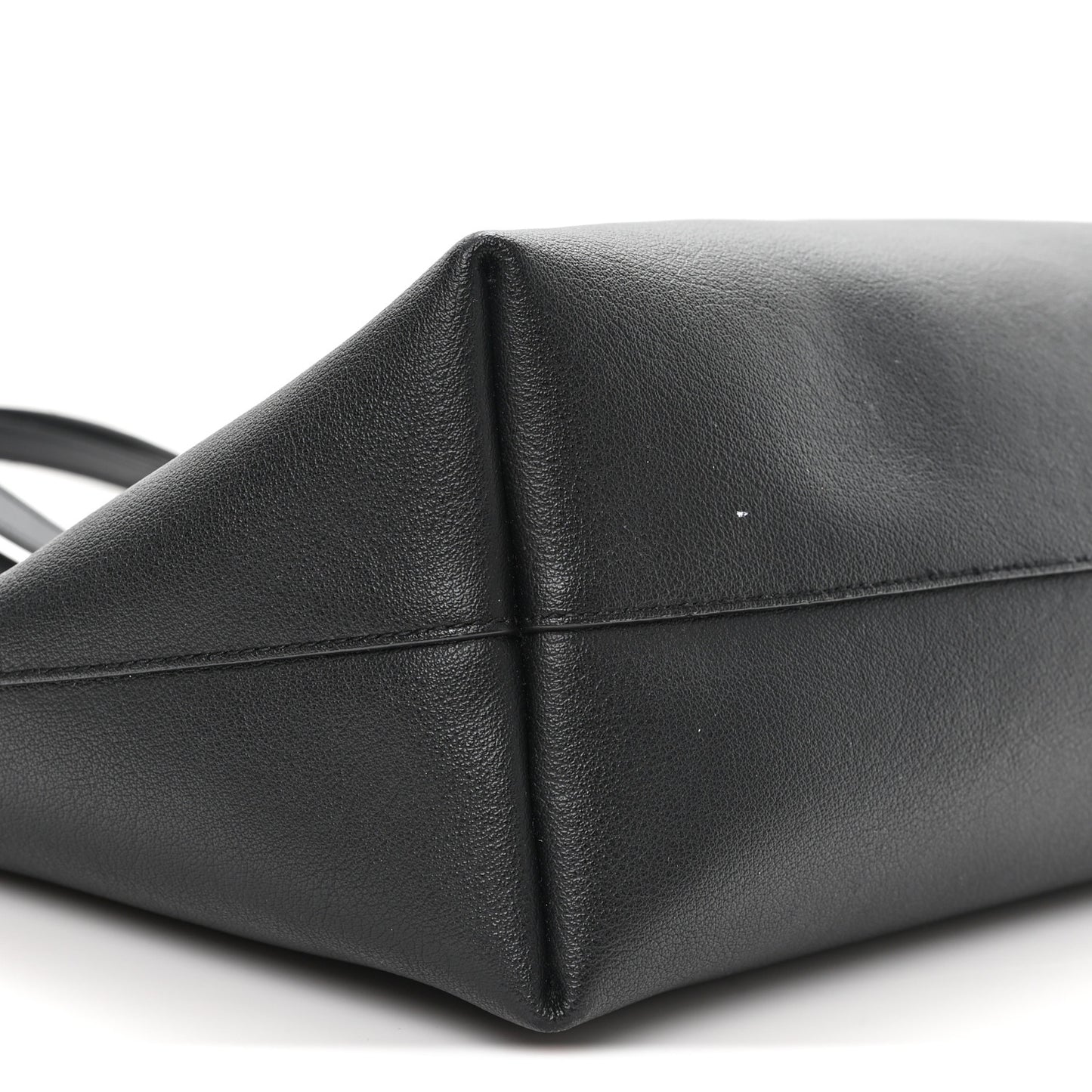Calfskin Large Shopping Tote Black