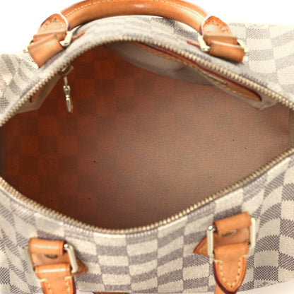 Louis Vuitton Damier Azur Speedy Bandouliere 25 5 of 11
