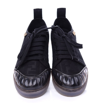 Fendi Corda FF Promenade Low Top Sneakers 37.5 Black 5 of 11